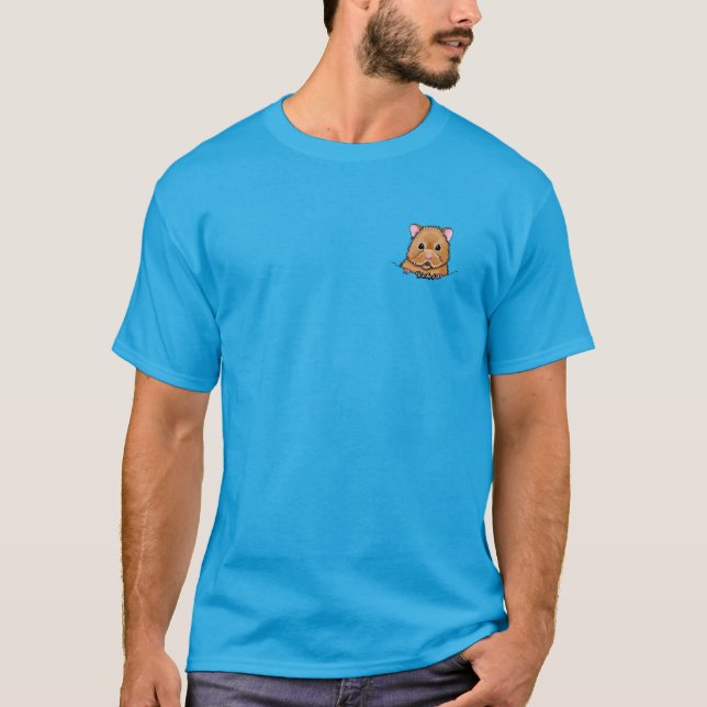 Cute Pocket Hamster T-Shirt (Framsida)