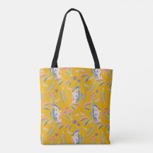 Cute Podenco Matching Blommigt Mustard