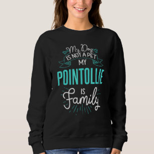 Cute Pointollie Design Family Hund N T Shirt