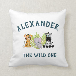 Cute Pojke 1:a födelsedag Dekorativ kudde