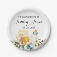 Cute Pojke andas blå Cheers Baby Shower