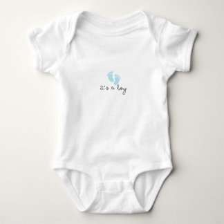 Cute Pojke Bodydress med fotavtryck T Shirt