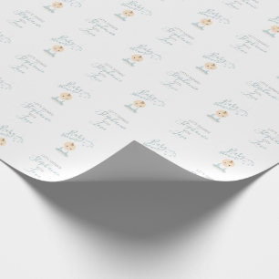 Cute Pojke och hans barnskor för bärbara datorer Presentpapper