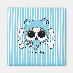 Cute Pojke Skull Magnet