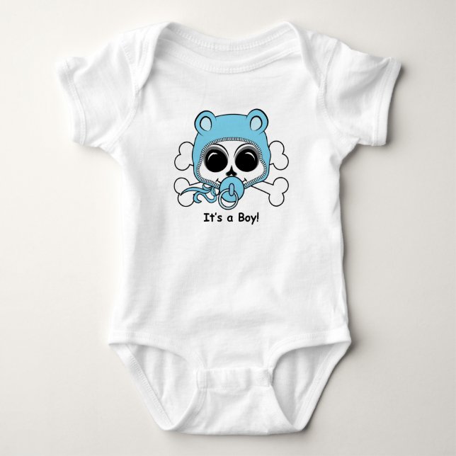 Cute Pojke Skull Tee (Framsida)