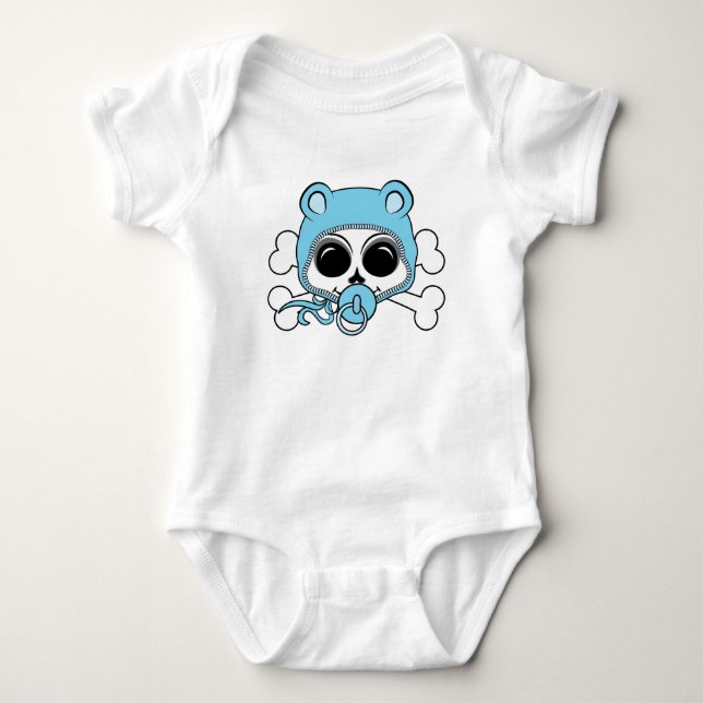 Cute Pojke Skull Tee Shirt (Framsida)