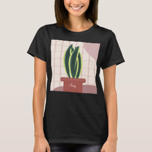 Cute Poktake Plant Personlig Namn T Shirt