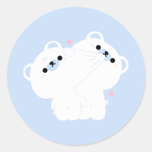 Cute Polar Bear par Runt Klistermärke
