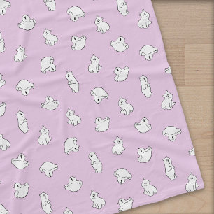 Cute Polar Bear Unge - Isigens Rosa - Fleecefilt