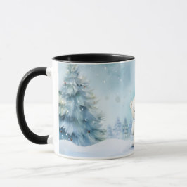 Cute Polar Bear Winter Wonderland Mugg