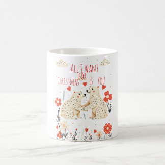 Cute Polar Bears Christmas Mug Kaffemugg