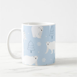 Cute Polar Bears Kaffemugg
