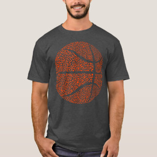 Cute Polka Dot Basketball Älskare Player Internati T Shirt