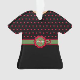 Cute Polka Dot Belted Dress jul Ornamet