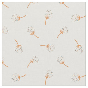 Cute Polka Dot Flower Mönster Tyg