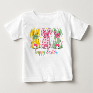 Cute Polka Dot Rabbits First Påsk Personlig T Shirt