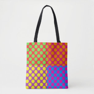 Cute Polka Dot Tote Bag Tygkasse