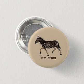Cute Polka Dot Zebra Knapp