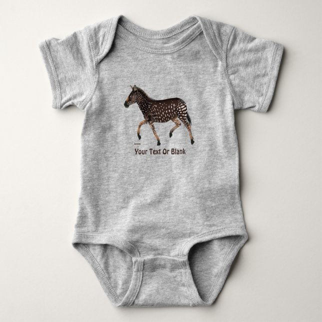 Cute Polka Dot Zebra T Shirt (Framsida)