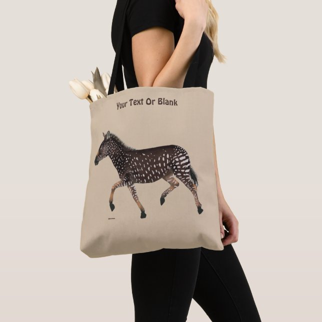 Cute Polka Dot Zebra Tygkasse (Närbild)