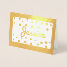 Cute Polka-prickmonogram Bridesmaid-tackkort