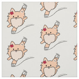 Cute Pom Figur Skalning Spiral Tyg