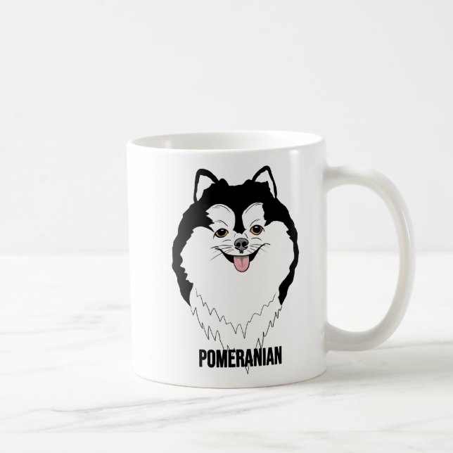 Cute Pomeranian Mug – Adorable Dog Lover Gift Kaffemugg (Höger)