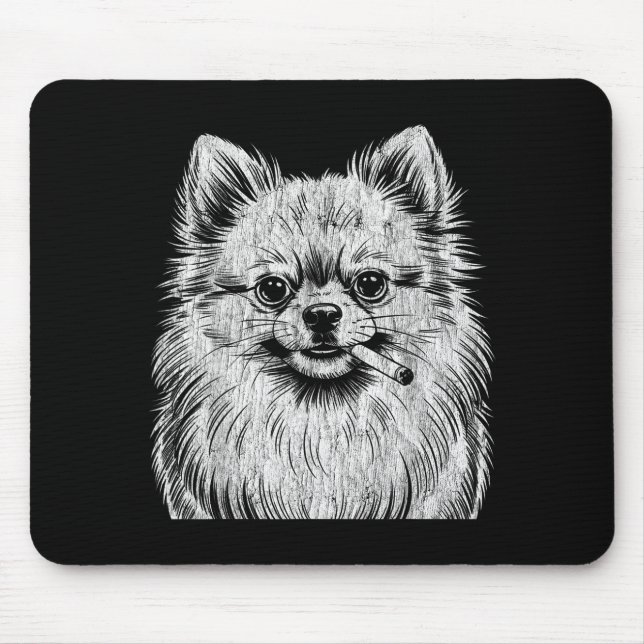 Cute Pomeranian Smoking Meme Dog Musmatta (Framsidan)