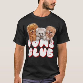Cute Pommern Puppy, Poms Klubb, Baby Hund T Shirt