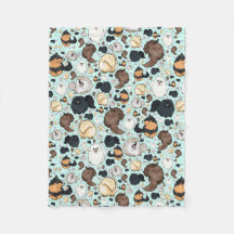 Cute Pommern Throw Blanket, Small