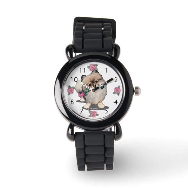 Cute Pommern Watch Armbandsur (Framsida)