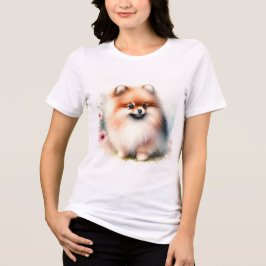 Cute Pommernas vattenfärgillustration T Shirt