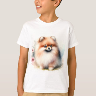 Cute Pommernas vattenfärgillustration T Shirt