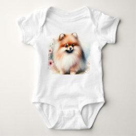 Cute Pommernas vattenfärgillustration T Shirt