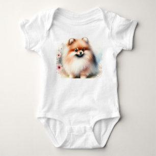 Cute Pommernas vattenfärgillustration T Shirt