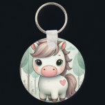 Cute Pony i en Whimsical Forest Keychain Nyckelring<br><div class="desc">Ta lite magi varhelst du än går med den här charmerande nyckelkedjan som har en söt ponny med ett hjärta på sidan,  som är i en drömmande pastellskog. Det är ett tillbehör till perfekten för nycklar,  påsar eller gåvor till djur älskare och fantasi fläkt.</div>