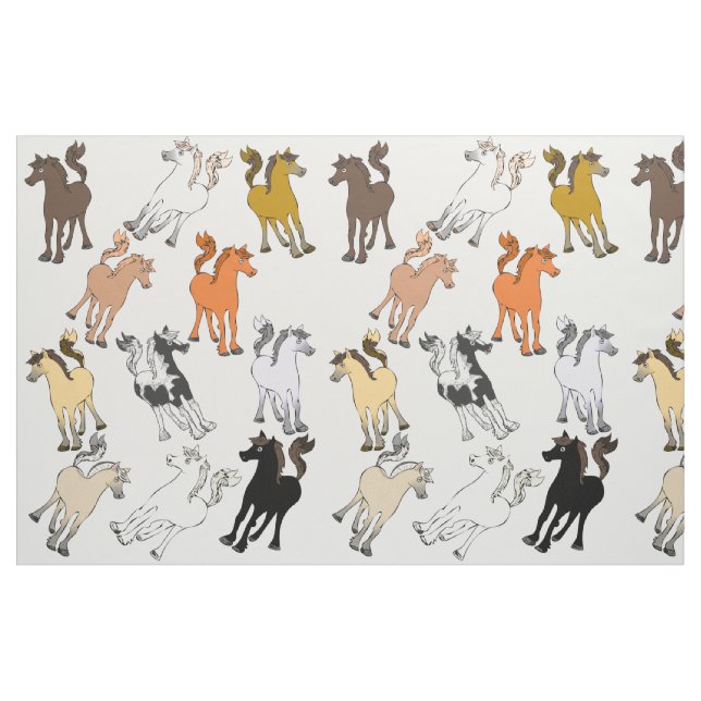 Cute Pony Mix Tyg (Fat Quarter)