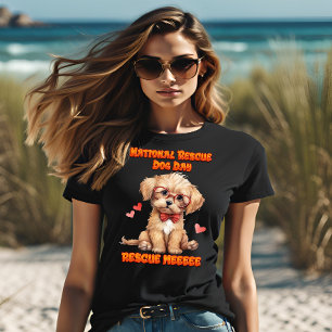 Cute Pooch: Bow-Tied & Glass T Shirt