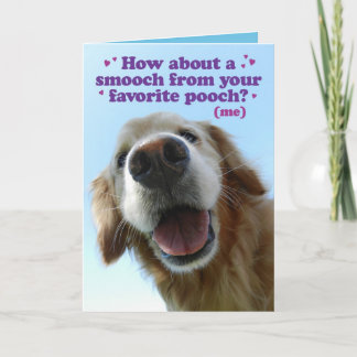Cute Pooch Golden Retriever Mors dag kort