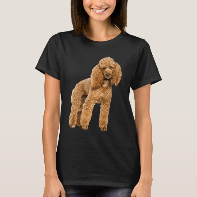 Cute poodle t shirt (Framsida)