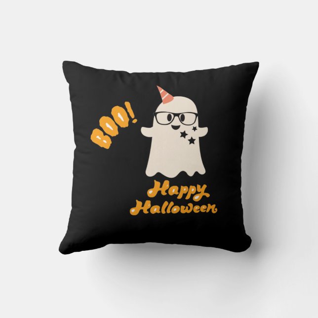 Cute pooky halloween Dekorativ kudde (Baksida)