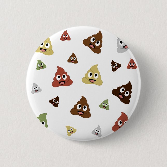 Cute Poop emoji, konstiga presentidéer Knapp (Framsida)