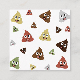 Cute Poop emoji, konstiga presentidéer Tilläggskort