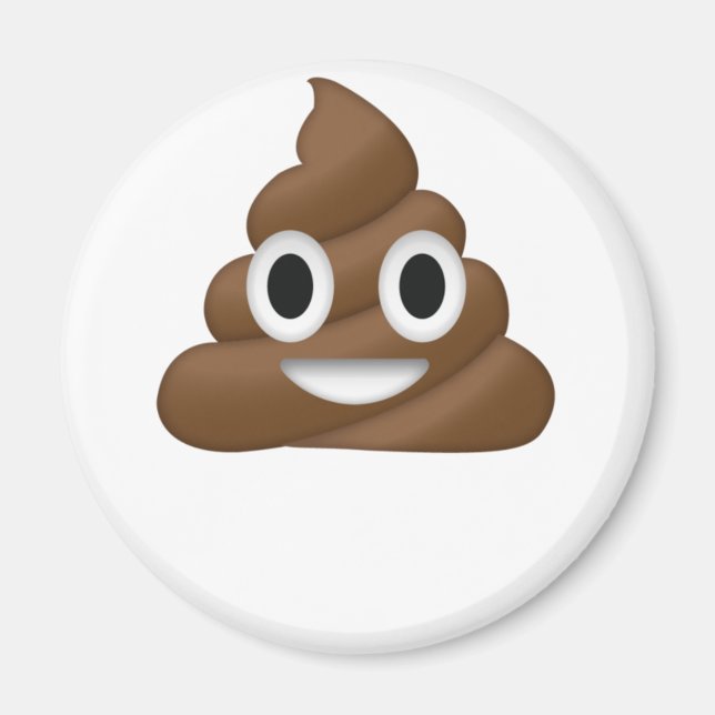 Cute Poop Emoji Magnet (Framsidan)