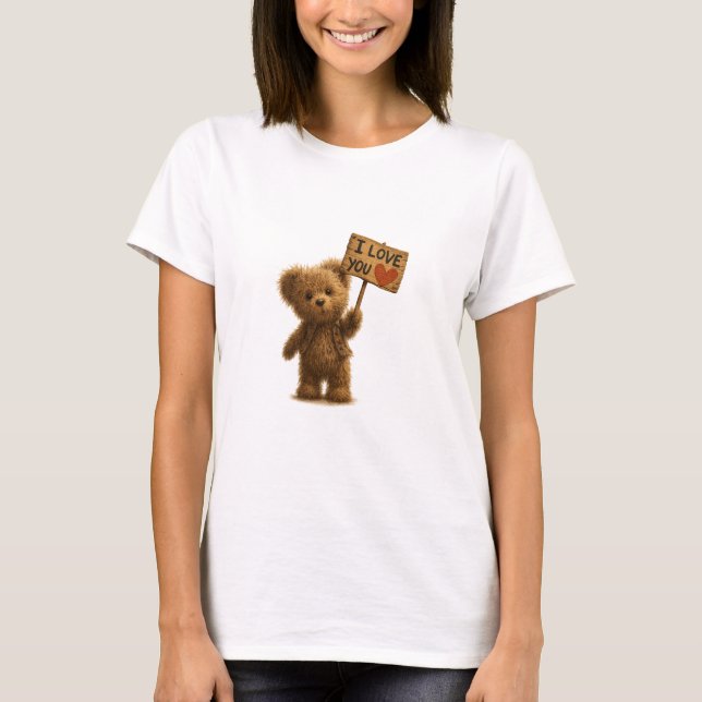 Cute Poor Bear Birthday Halloween Women's T-Shirt (Framsida)