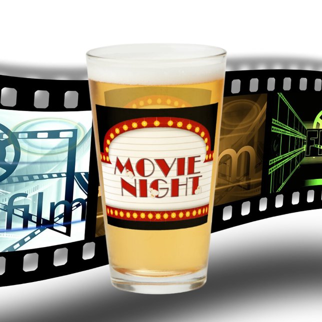 Cute popcorn-filmens nattglas glaskopp (Skapare uppladdad)