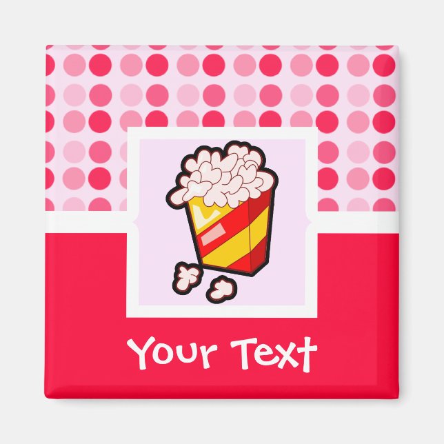 Cute Popcorn Magnet (Framsidan)