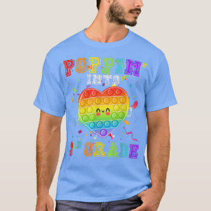 Cute Poppin till tredje Klass-fonden Leksak första T Shirt