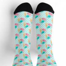 Cute Popsicles Mönster sockor