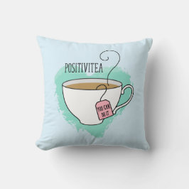 Cute Positivitea Gift for New Home Kudde